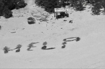 Três Homens Resgatados Após Escreverem 'Help' em Ilha do Pacífico com Folhas de Palmeir